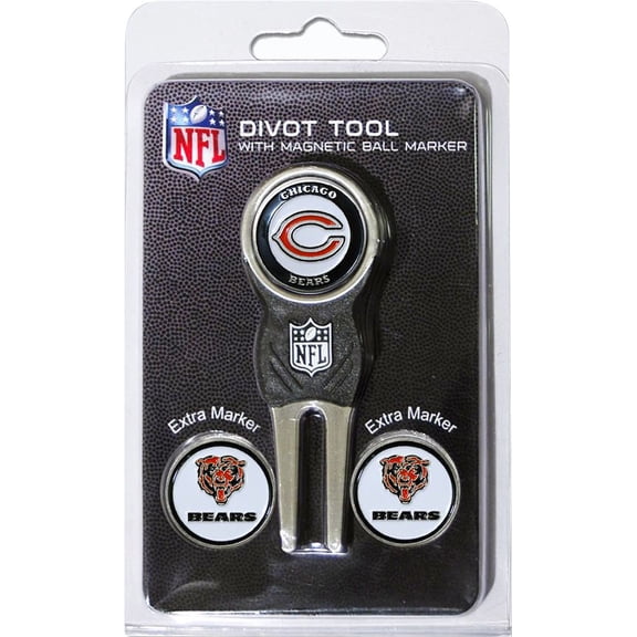 Team Golf Chicago Bears Divot Tool and Marker Set