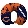 thumbnail image 1 of Chicago Bears Splatter Polyester Snap Closure Travel Pillow - Blue, 1 of 1