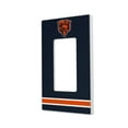 thumbnail image 1 of Chicago Bears Stripe Single Rocker Light Switch Plate, 1 of 4