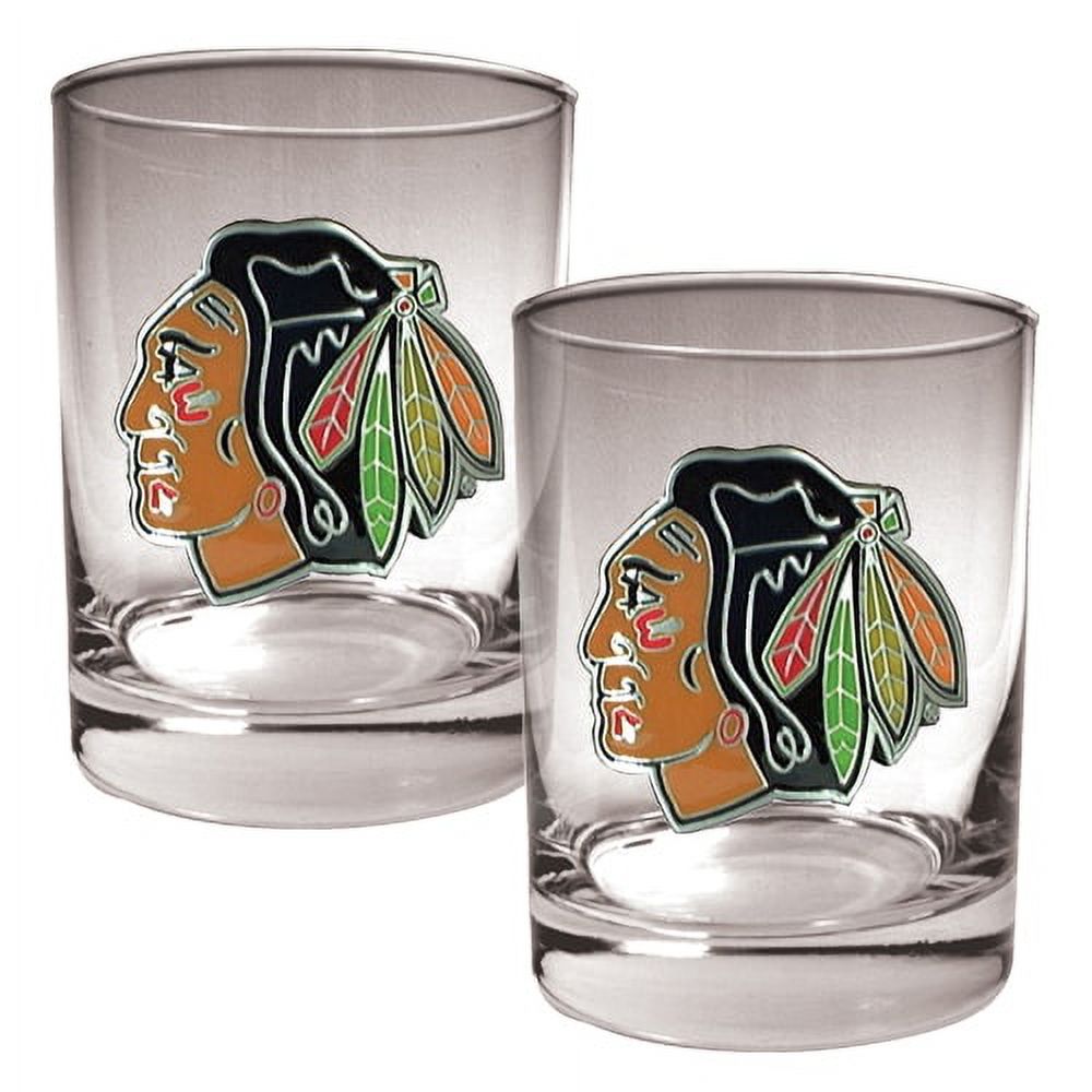 Chicago Blackhawks 10oz. Rocks Glass Set - Walmart.com