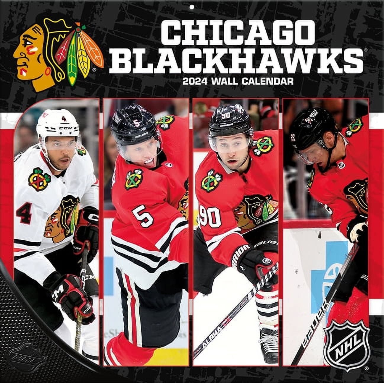 Chicago Blackhawks 2024 12x12 Team Wall Calendar (Other)