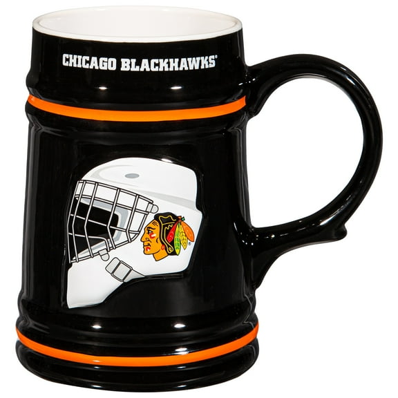 Chicago Blackhawks 24oz. Ceramic Stein Cup with Gift Box