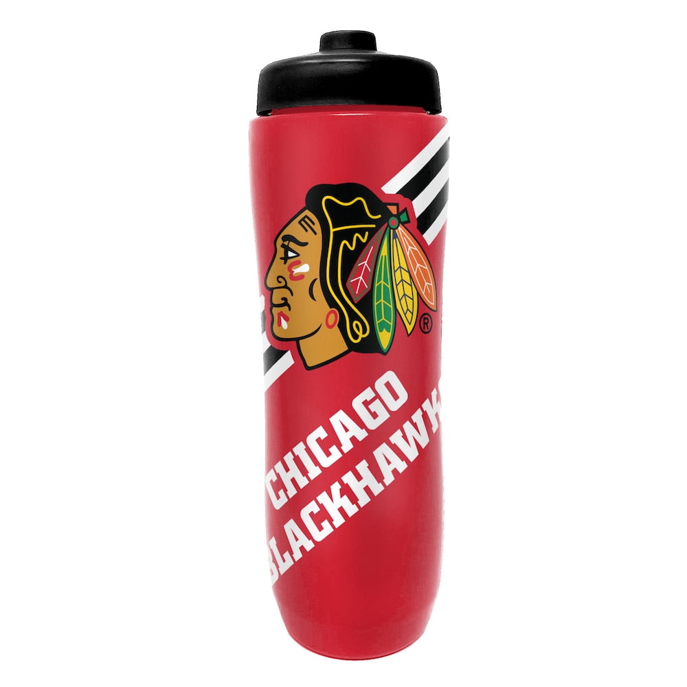 Chicago Blackhawks 32 oz Squeezy Water Bottle – Official NHL Sports Bottle
