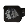 thumbnail image 1 of Chicago Blackhawks Black Hitch Cover 4 1/2"x3 3/8", 1 of 2