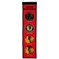 thumbnail image 1 of Blackhawks 8"x32" Wool Banner Heritage, 1 of 3