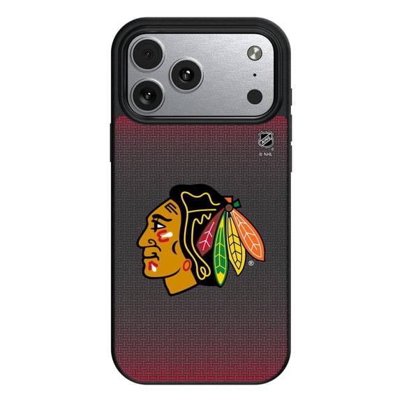 Chicago Blackhawks Linen Logo iPhone Magnetic Bump Case