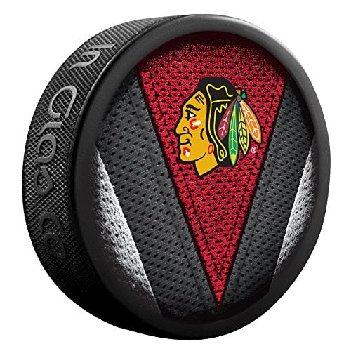 Chicago Blackhawks Officially Licensed Stitch Design Hockey Puck