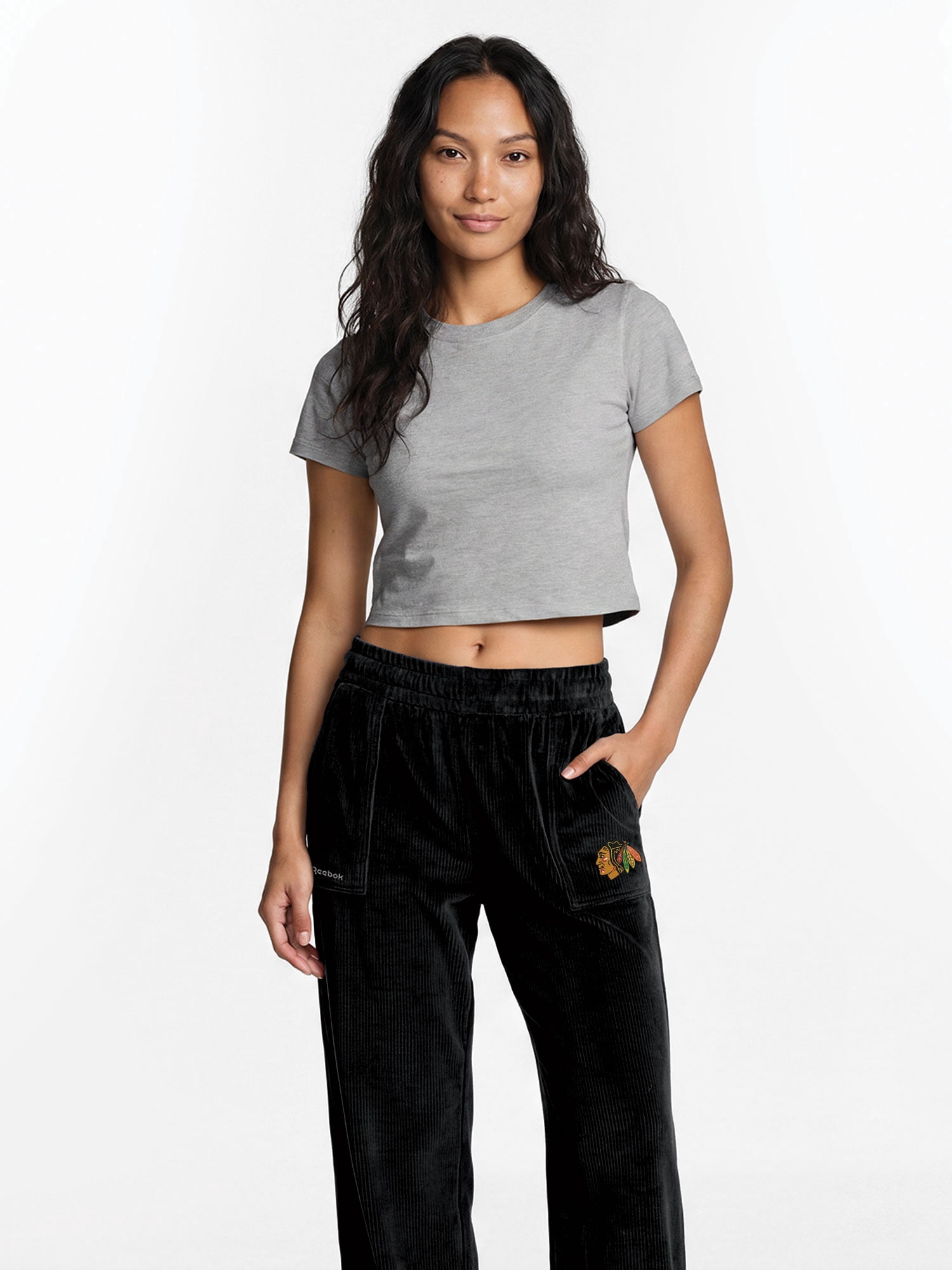 Chicago Blackhawks Reebok Womens Fashion Fit Fleece Pant