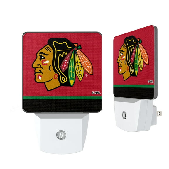 Chicago Blackhawks Stripe Design Nightlight 2-Pack