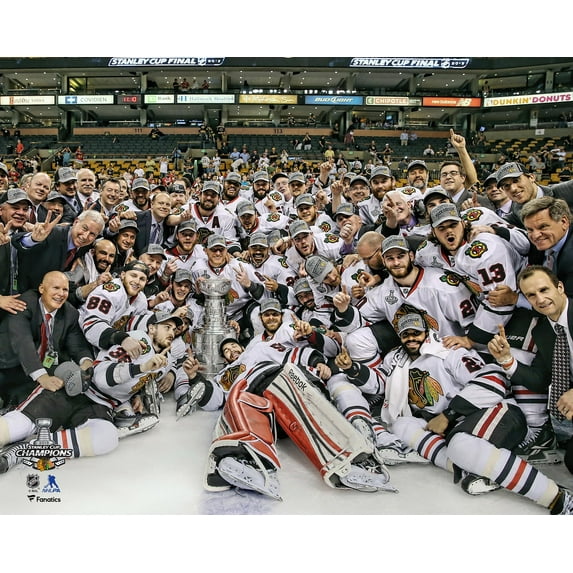 Chicago Blackhawks Unsigned 2013 Stanley Cup Champions Team Celebration Photograph