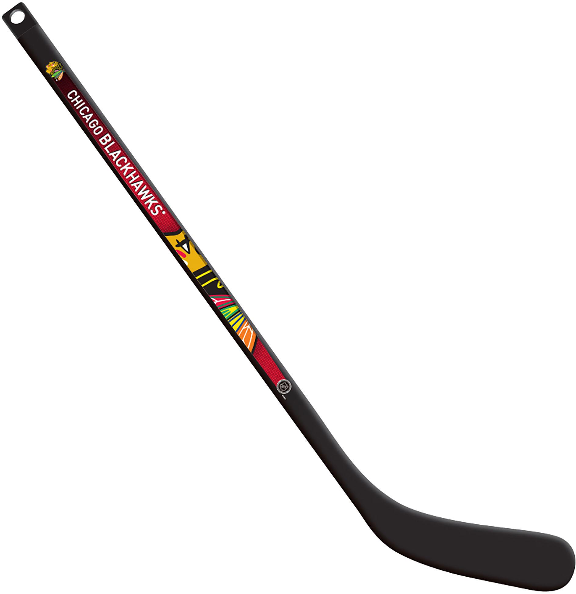 Chicago Blackhawks Unsigned InGlasCo LeftHanded Composite Mini Hockey Stick