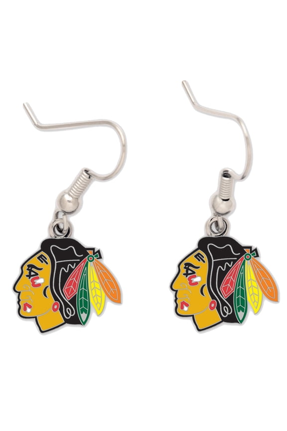 Chicago Blackhawks WinCraft Primary Dangle Earrings