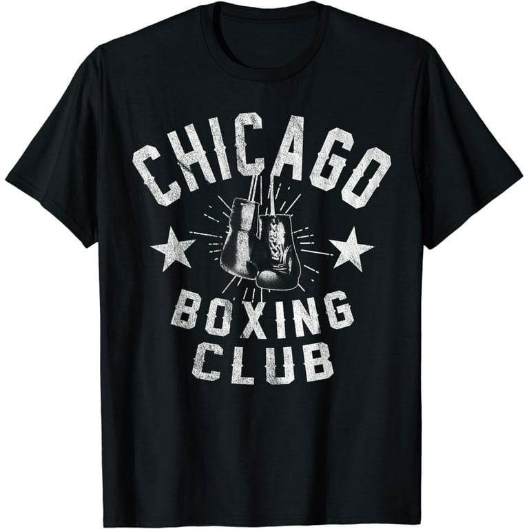 Chicago Boxing Club - Vintage Chi-Town Retro Boxer T-Shirt Chicago Boxing Club - Vintage Chi-Town Retro Boxer T-Shirt