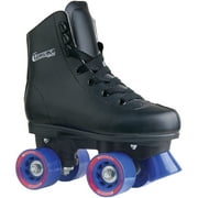 Chicago Boys Classic Quad Roller Skates Black Junior Rink Skates, Size J13