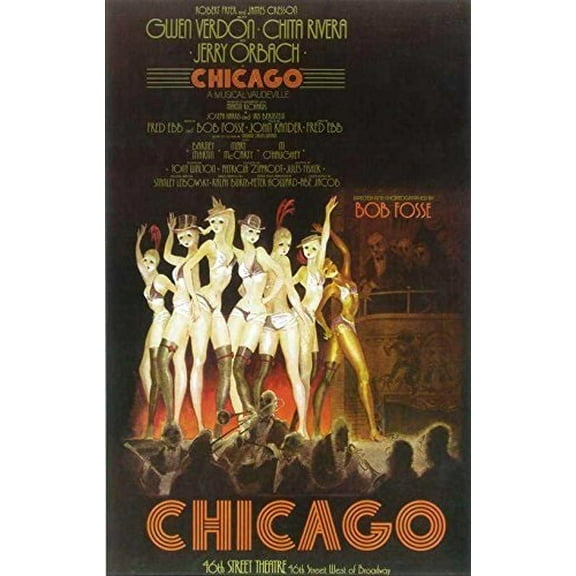 Chicago (Broadway) Poster