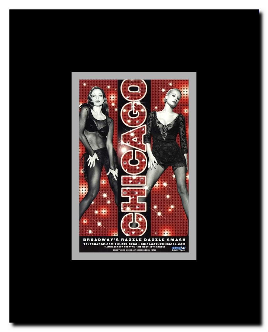 Chicago (Broadway) - style A Framed Movie Poster