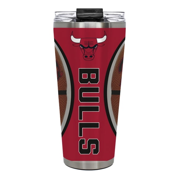 Chicago Bulls 32oz. Big Slim Game Ball Travel Tumbler