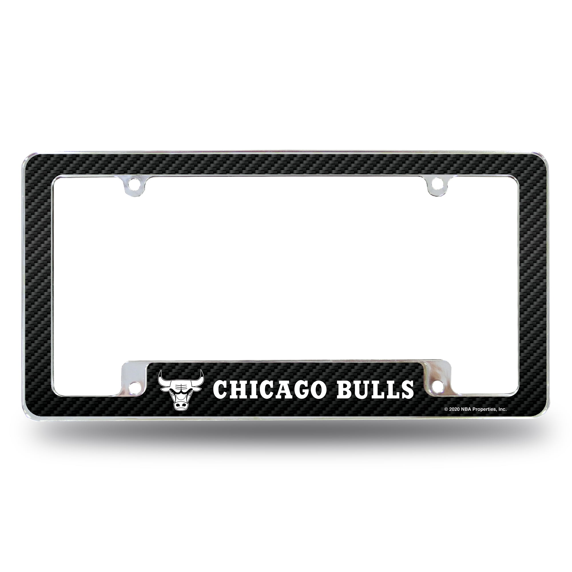 BULLS CARBON FIBER DESIGN ALL OVER CHROME FRAME