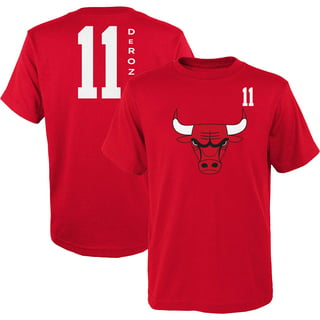 Chicago Bulls NBA Side Logo T-shirt black, red and white