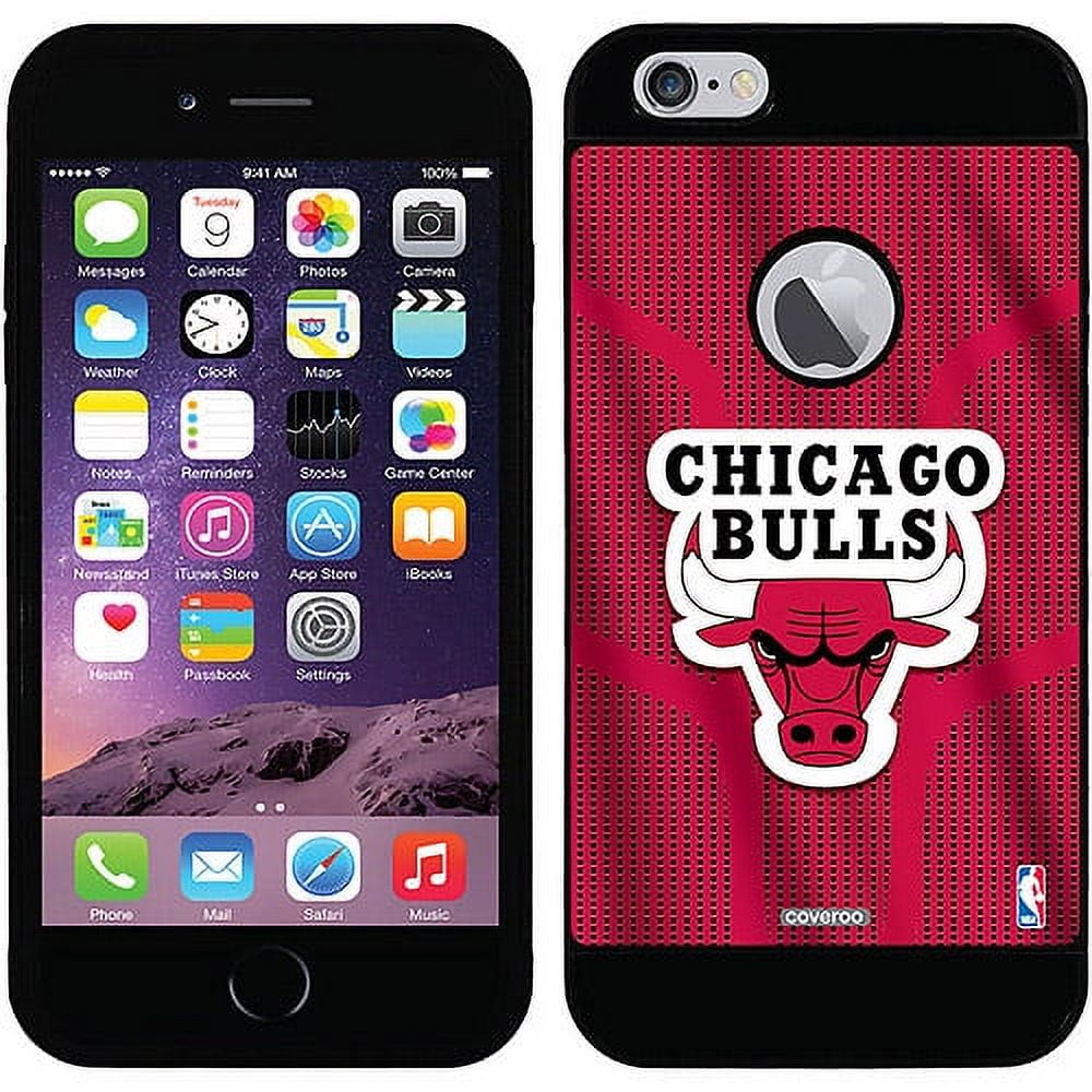 Chicago Bulls Jersey Design on Apple iPhone 6 Plus Guardian Case