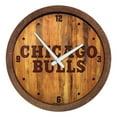 thumbnail image 1 of Chicago Bulls 20.25" Faux Barrel Top Clock, 1 of 5