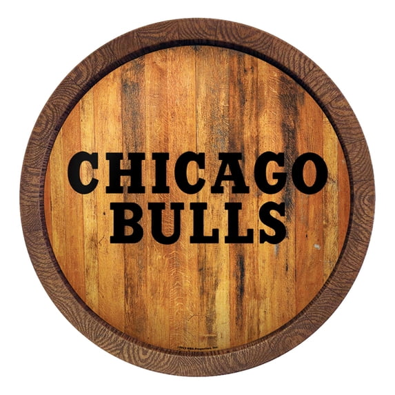 Chicago Bulls 20.25'' Faux Barrel Top Sign