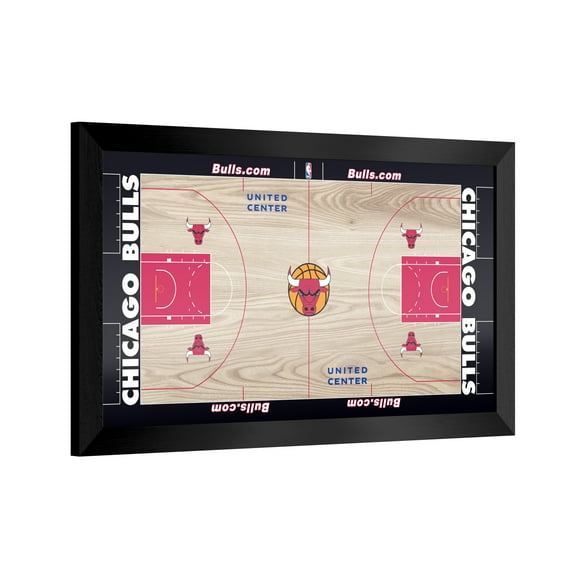 Chicago Bulls Logo Ready-To-Hang Black Framed Wall Plaque