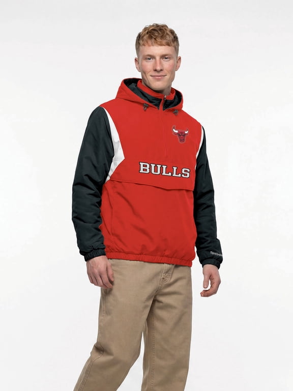 Reebok Mens Colorblocked Half-Zip Pullover Hoody