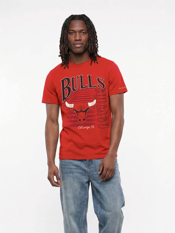 Chicago Bulls Reebok Mens Crew Neck Short Sleeve T-Shirt