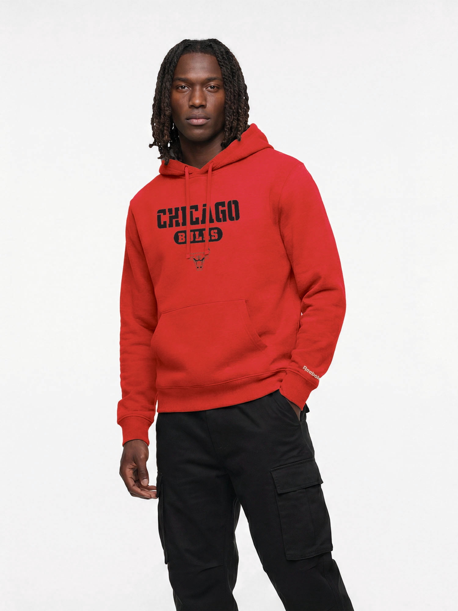 Chicago Bulls Reebok Mens Hooded Sweatshirt