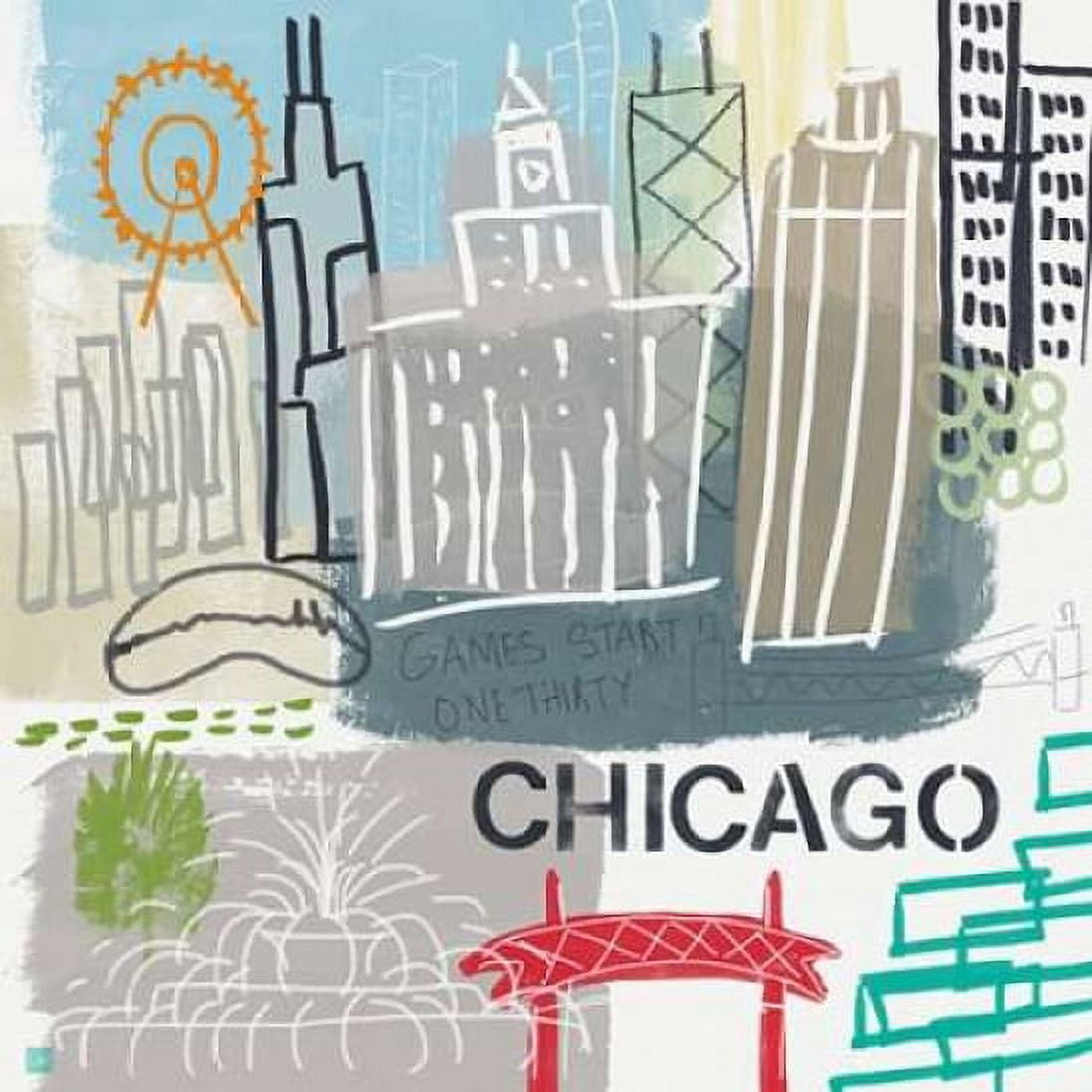 Chicago Canvas Art - Linda Woods (24 x 24)
