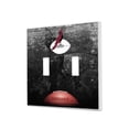 thumbnail image 1 of Chicago Cardinals Legendary Design Double Toggle Lightswitch Plate, 1 of 4