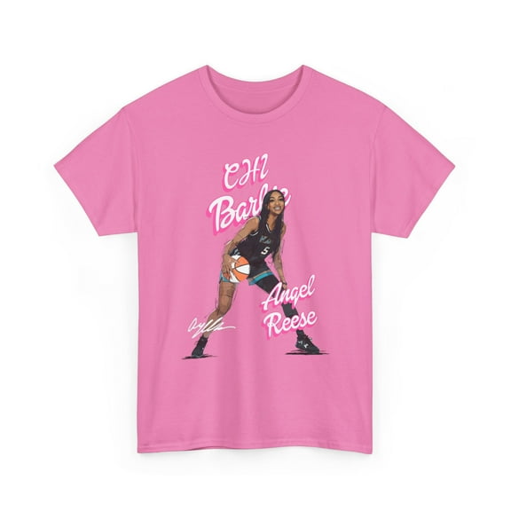 Chicago ChiBarbie Angel Reese 5 Cartoon basketball fan Unisex Cotton Tee