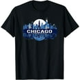 thumbnail image 1 of Chicago City Downtown Skyline T-Shirt, 1 of 5