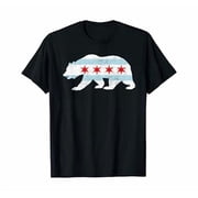 Chicago City Flag Vintage T-Shirt