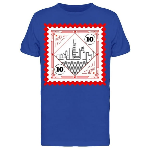 Chicago City Line T-Shirt Men -Image by Shutterstock, Male 3X-Large