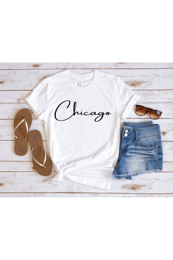 Chicago City Vacation Illinois Lover CHI Town Travel T-Shirt - All Size S-5XL