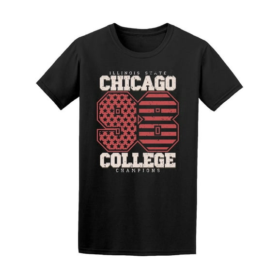 Chicago College 98 T-Shirt Men -Image by Shutterstock, Male x-Large
