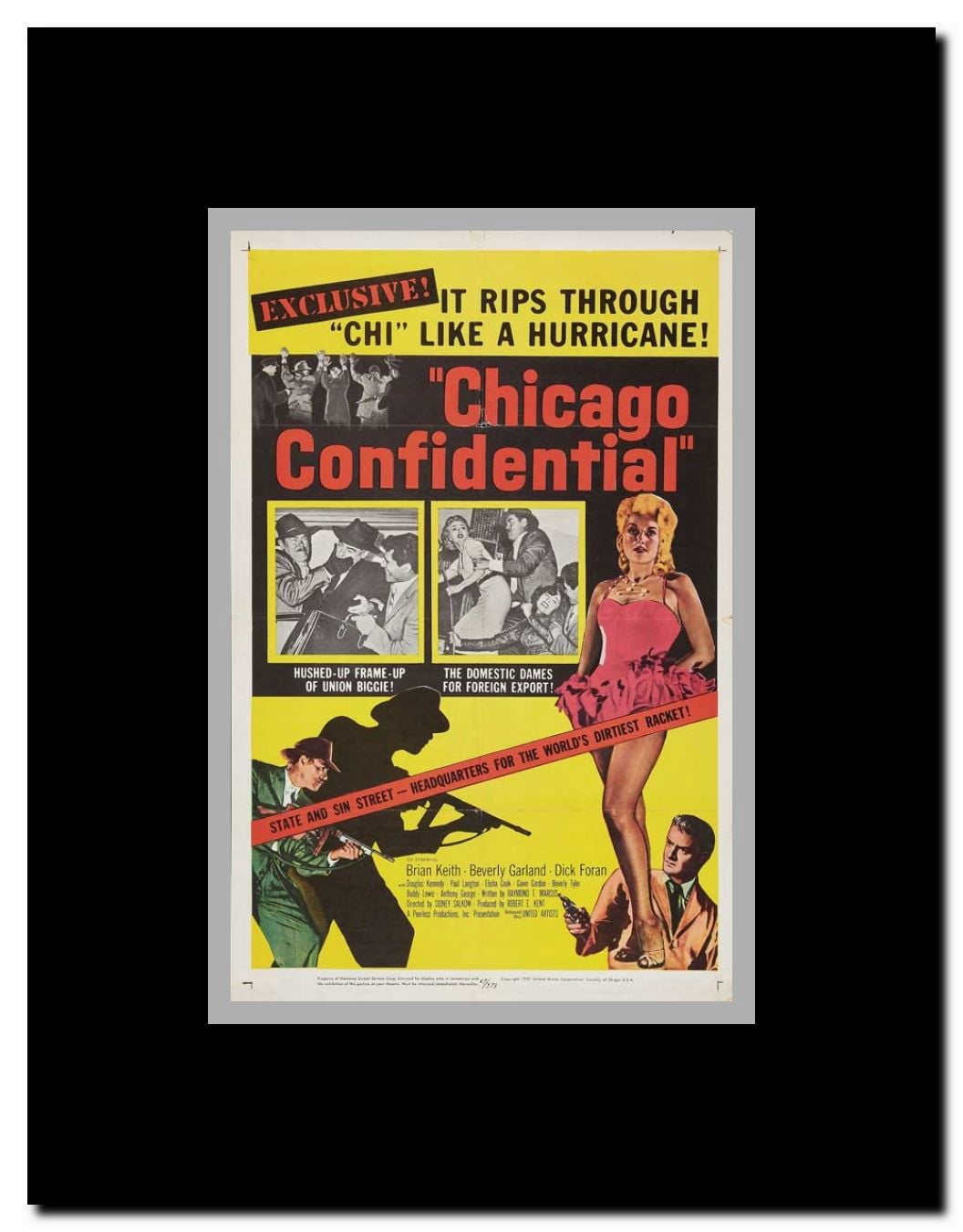 Chicago Confidential Framed Movie Poster