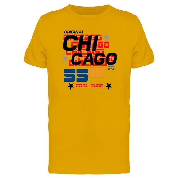Chicago Cool Dude T-Shirt Men -Image by Shutterstock, Male Small
