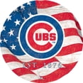 thumbnail image 1 of Chicago Cubs 12" Team Color Flag Sign, 1 of 1