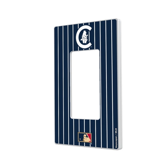 Chicago Cubs 1911 Cooperstown Pinstripe Single Rocker Light Switch Plate