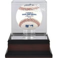 thumbnail image 1 of Chicago Cubs 2016 MLB World Series Champions Mahogany Logo Baseball Display Case, 1 of 2