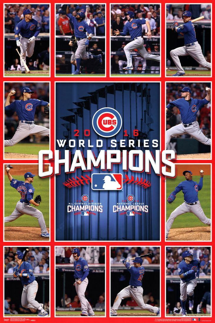 Chicago Cubs 2016 NLCS Champions Sports Front Page Poster