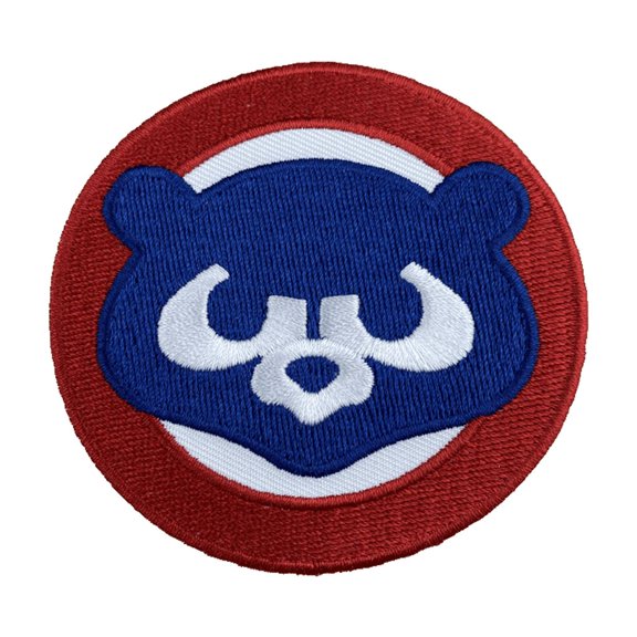 Chicago Cubs 3" Sleeve Iron-On Embroidered Patch