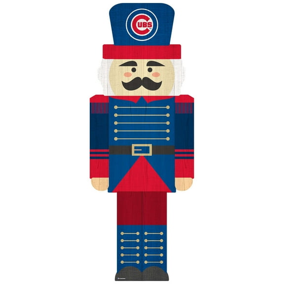 Chicago Cubs 31'' Nutcracker Leaner