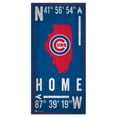 thumbnail image 1 of Chicago Cubs 6'' x 12'' Team Coordinate Sign, 1 of 1