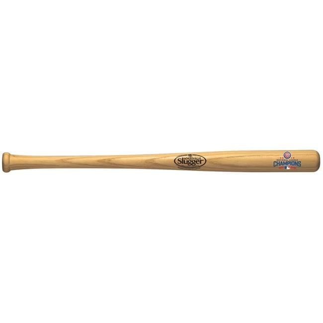 Chicago Cubs Bat - 18 in. - Natural with Logo - 2016 World Series Champs