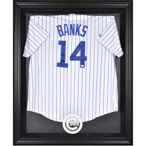 Chicago Cubs Black Framed Logo Jersey Display Case