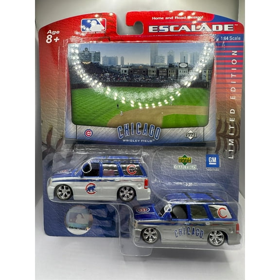 Chicago Cubs Fleer GM Escalade Toy Vehicle Limited Edition 1:64 Scale